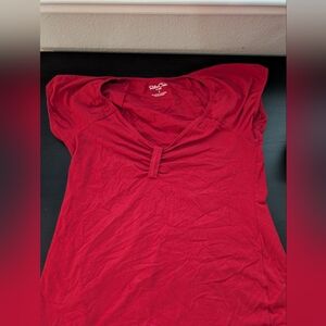 Torrid Red Retro Short Sleeve Top
